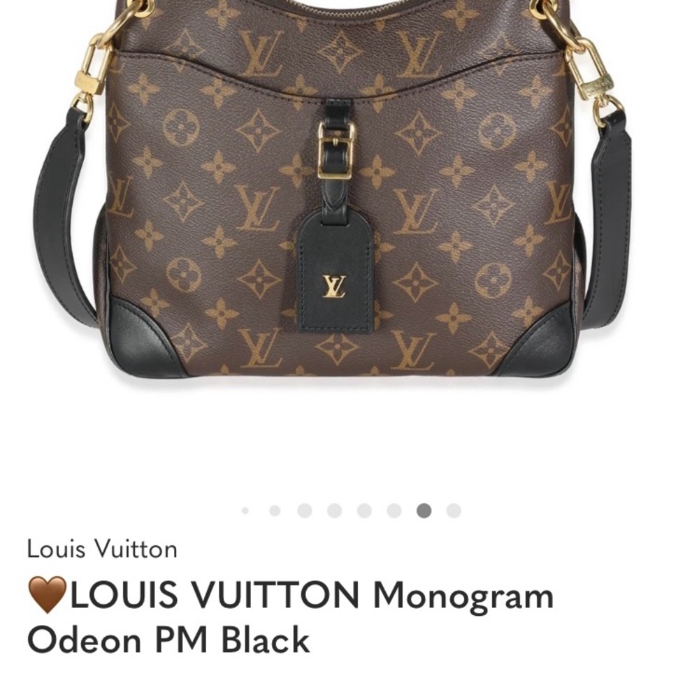 LOUIS VUITTON Monogram
Odeon PM Black crossbody